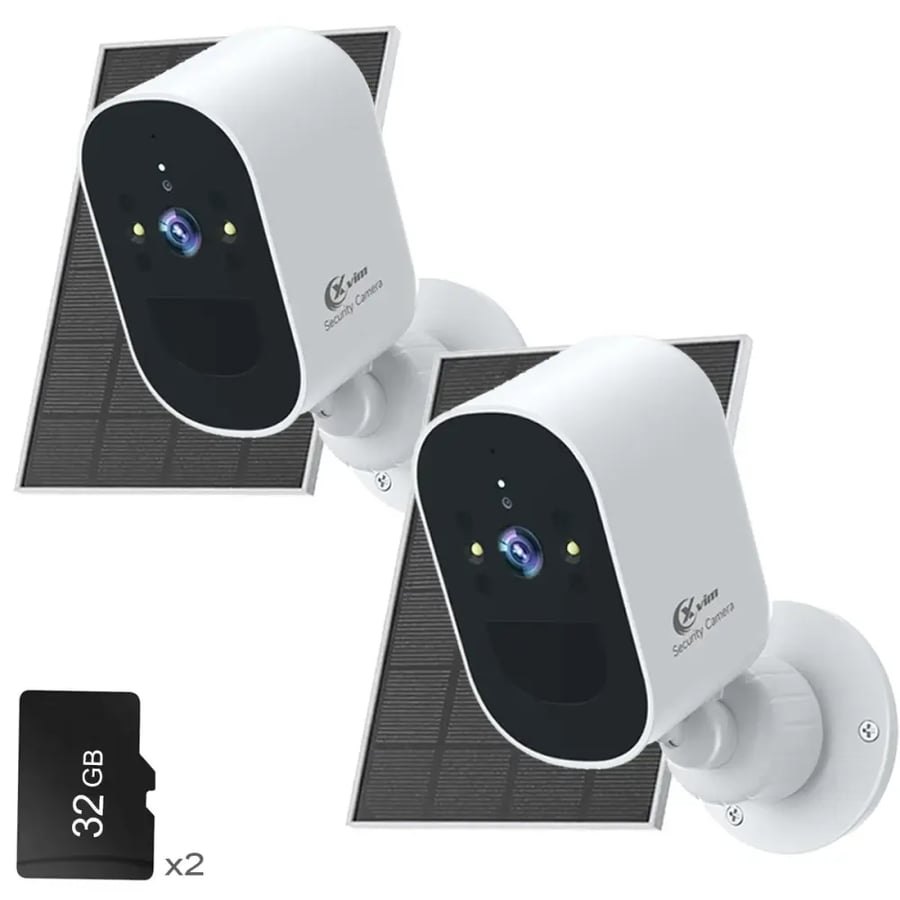 كاميرا VSTARCAM 8MP 2K خارجية – 4 عدسات مع تكبير 10X ورؤية ليلية ملونة وصوت ثنائي