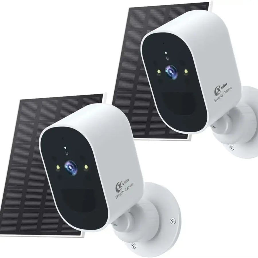 كاميرا VSTARCAM 8MP 2K خارجية – 4 عدسات مع تكبير 10X ورؤية ليلية ملونة وصوت ثنائي