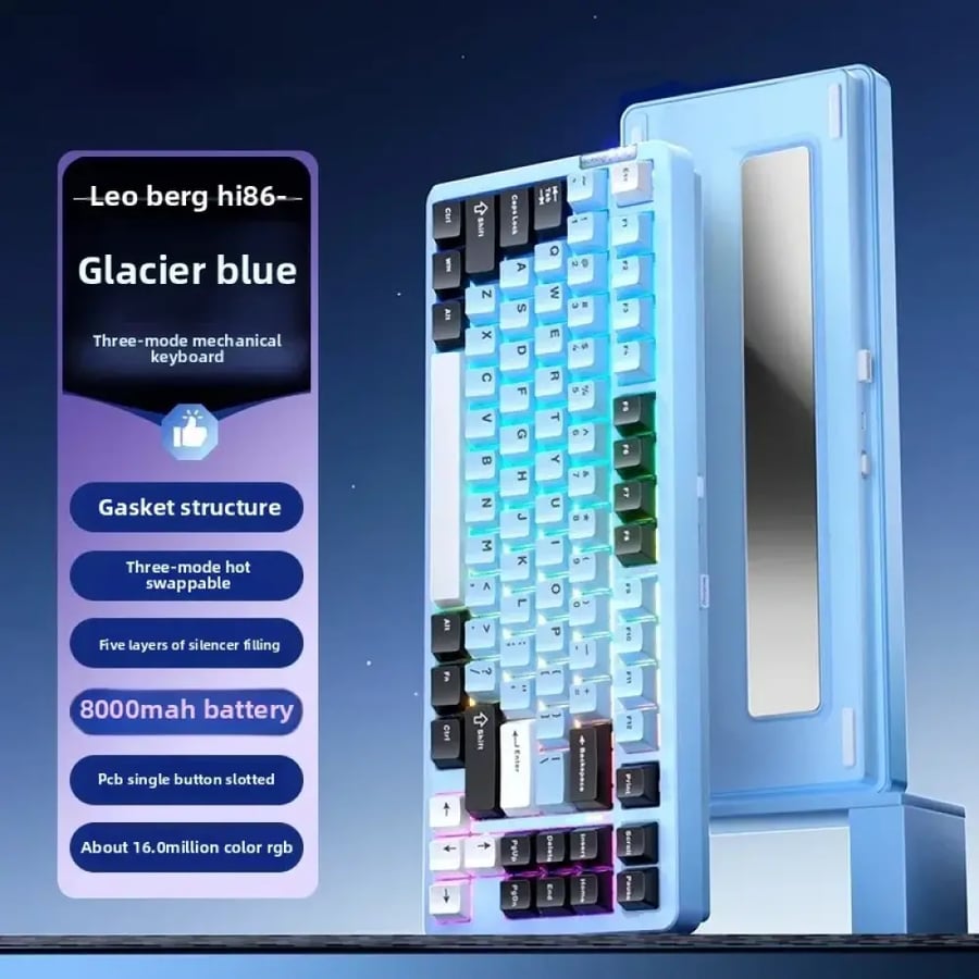 لوحة مفاتيح LEOBOG Hi86 لاسلكية