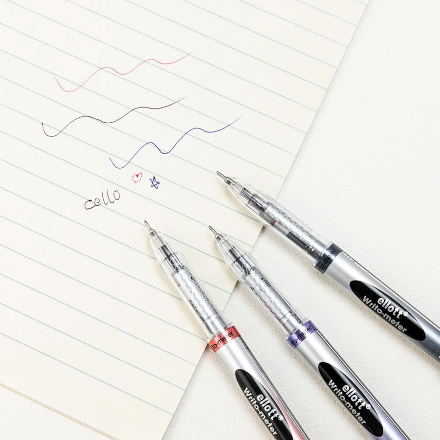 أقلام Ellott Writo-meter ET-8048 بحبر أحمر