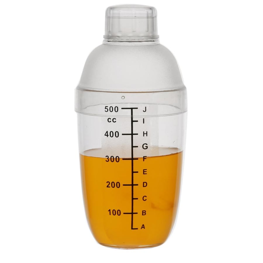 طقم أوعية خلط مشروبات شفافة مدرجة (Cocktail Shaker Set) E24
