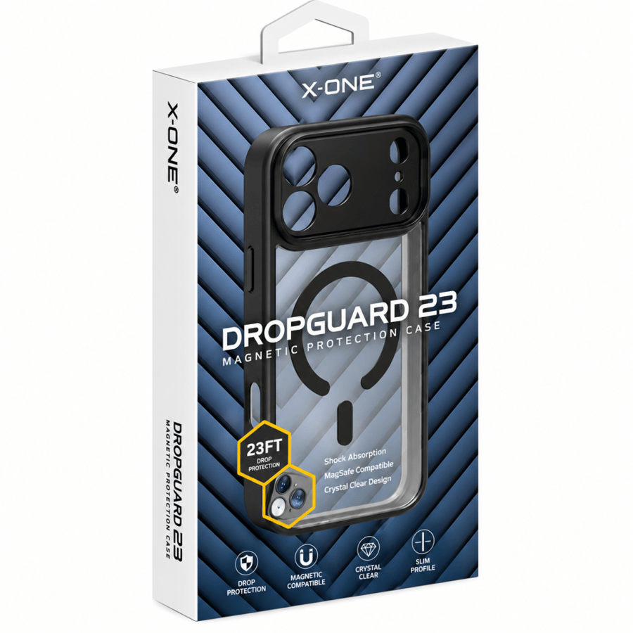 كفر X-ONE Drop Guard Pro مغناطيسي شفاف مضاد للصدمات ومتوافق مع MagSafe