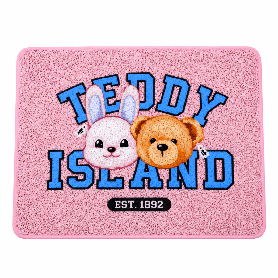 سجادة صغيرة بتصميم Teddy Island – سجادة ديكور كرتونية ناعمة للمنزل وغرفة الأطفال