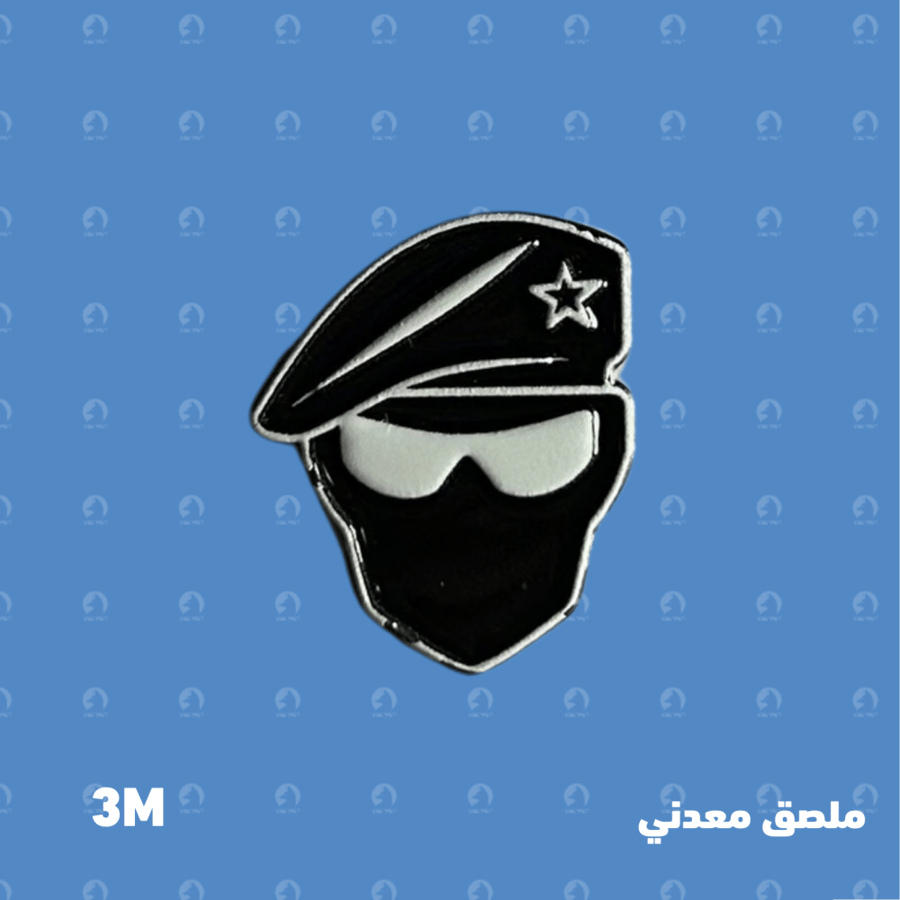 ملصق معدني رسم جندي