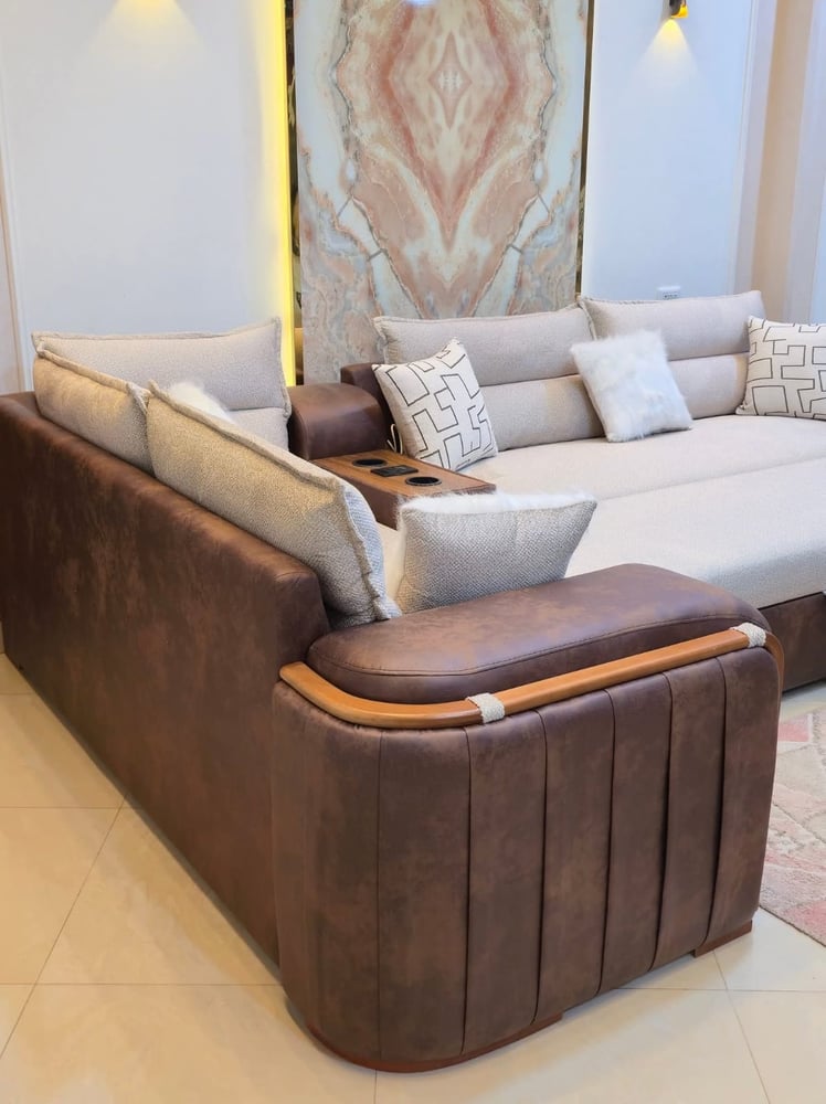 طقم كنب مودرن واسع – 3 كنبات