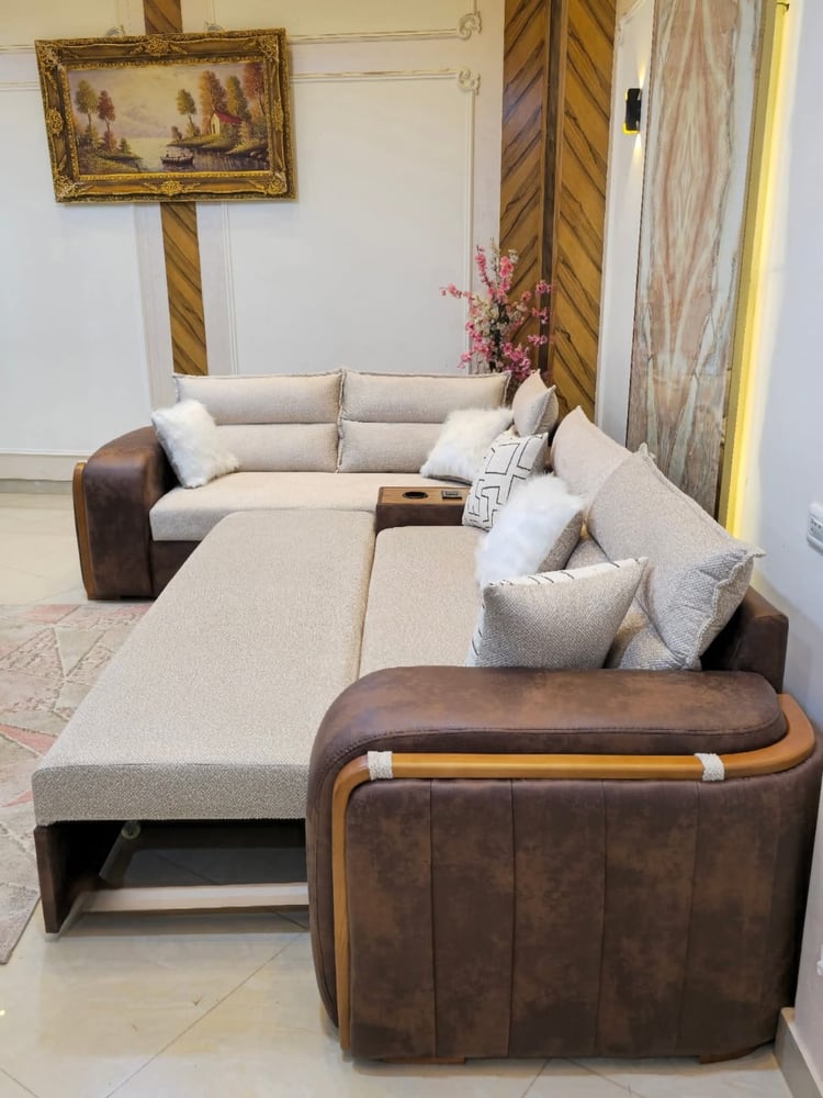 طقم كنب مودرن واسع – 3 كنبات