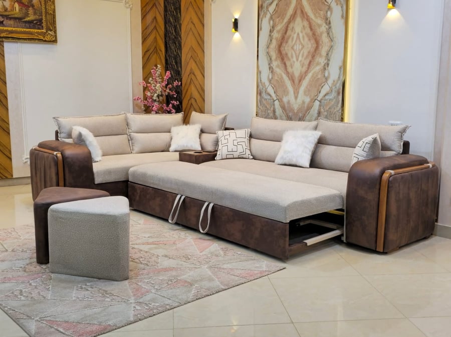 طقم كنب مودرن واسع – 3 كنبات