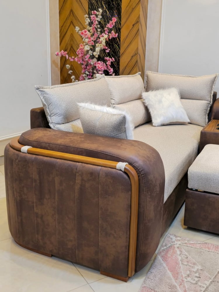 طقم كنب مودرن واسع – 3 كنبات