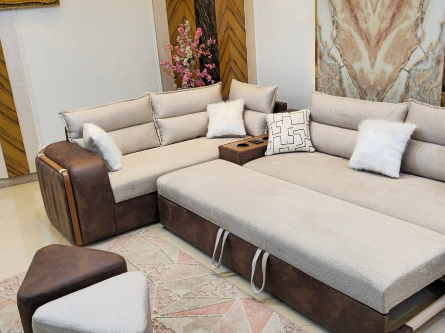 طقم كنب مودرن واسع – 3 كنبات