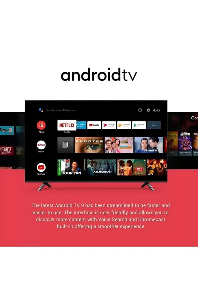 جهاز Mi Android TV Stick مزود بـ Chromecast مدمج – دقة Full HD 1080 بكسل (MDZ-24) أسود