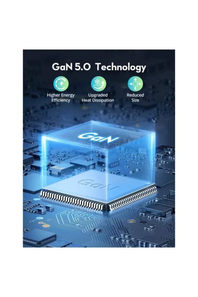 شاحن حائط بمنفذ Type-C يدعم تقنية GaN - PD 20 وات - أبيض - RP-PC1055 BLK
