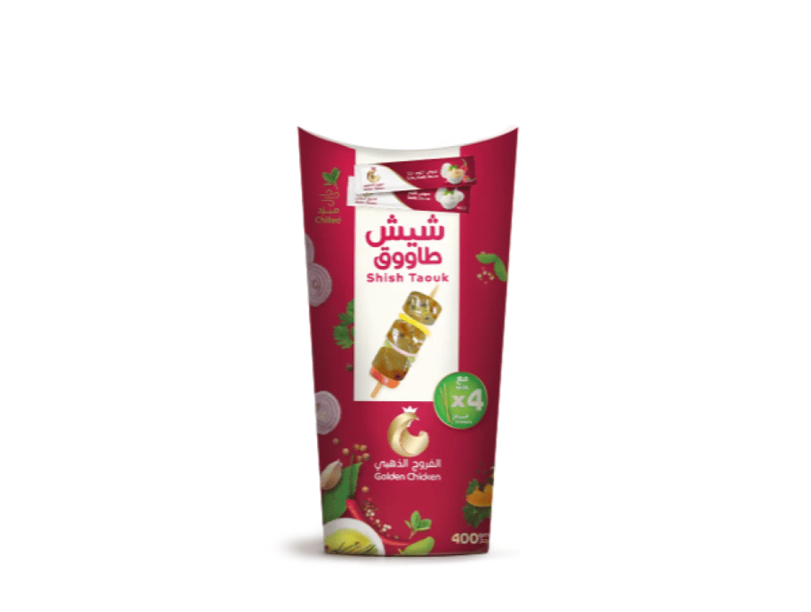 الفروج الذهبي شيش طاووق 400 جرام