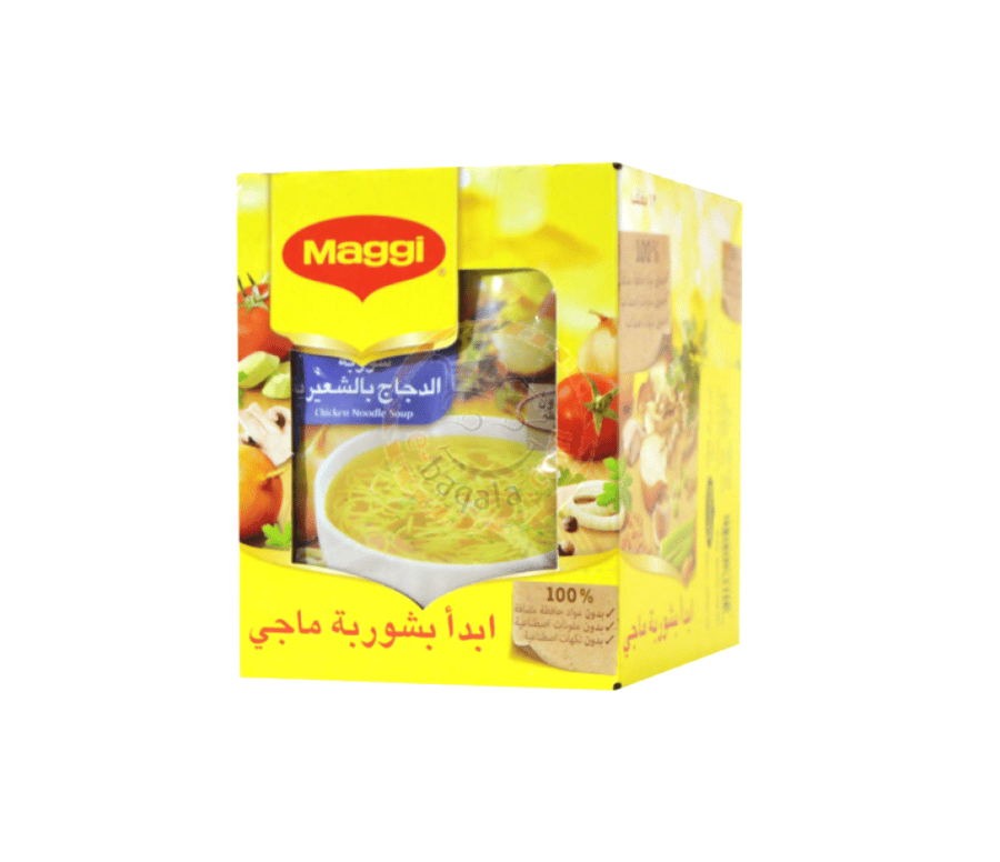 شوربة ماجي الدجاج بالشعرية 60 جرام كرتون 12