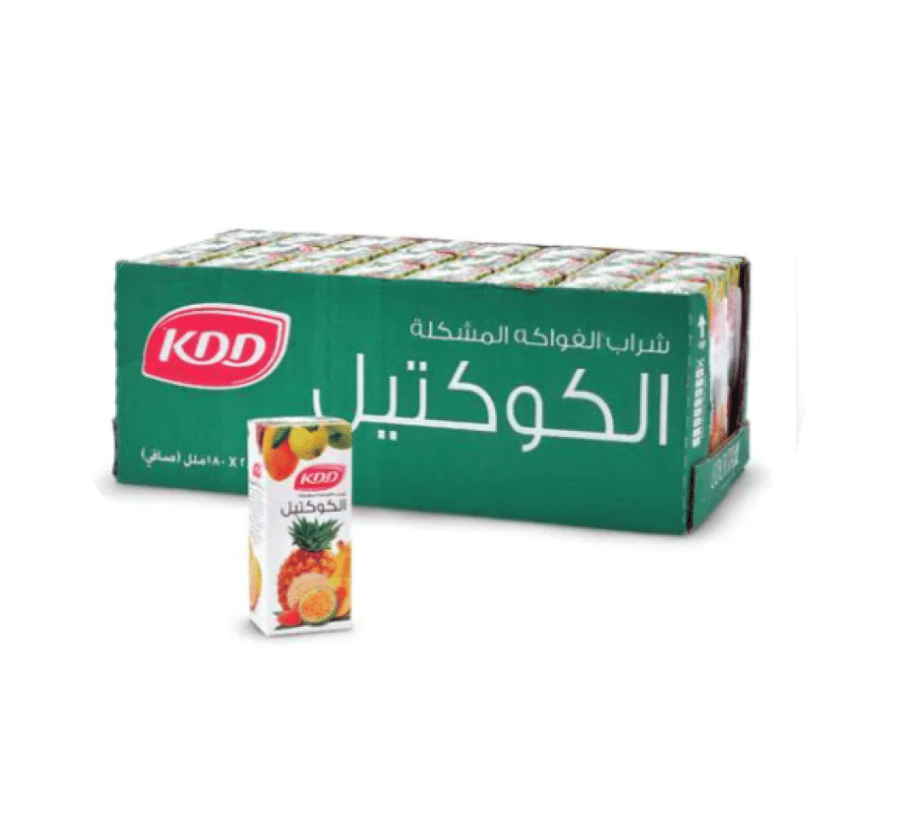 KDD عصير كوكتيل 180 مل كرتون