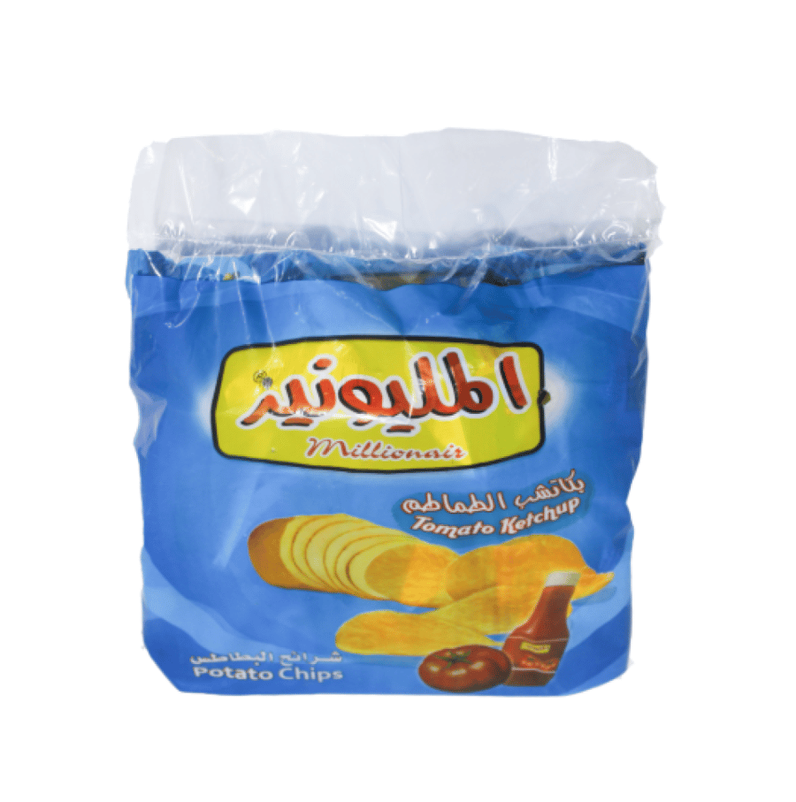 بطاطس المليونير كاتشب 12جرام شد14حبة
