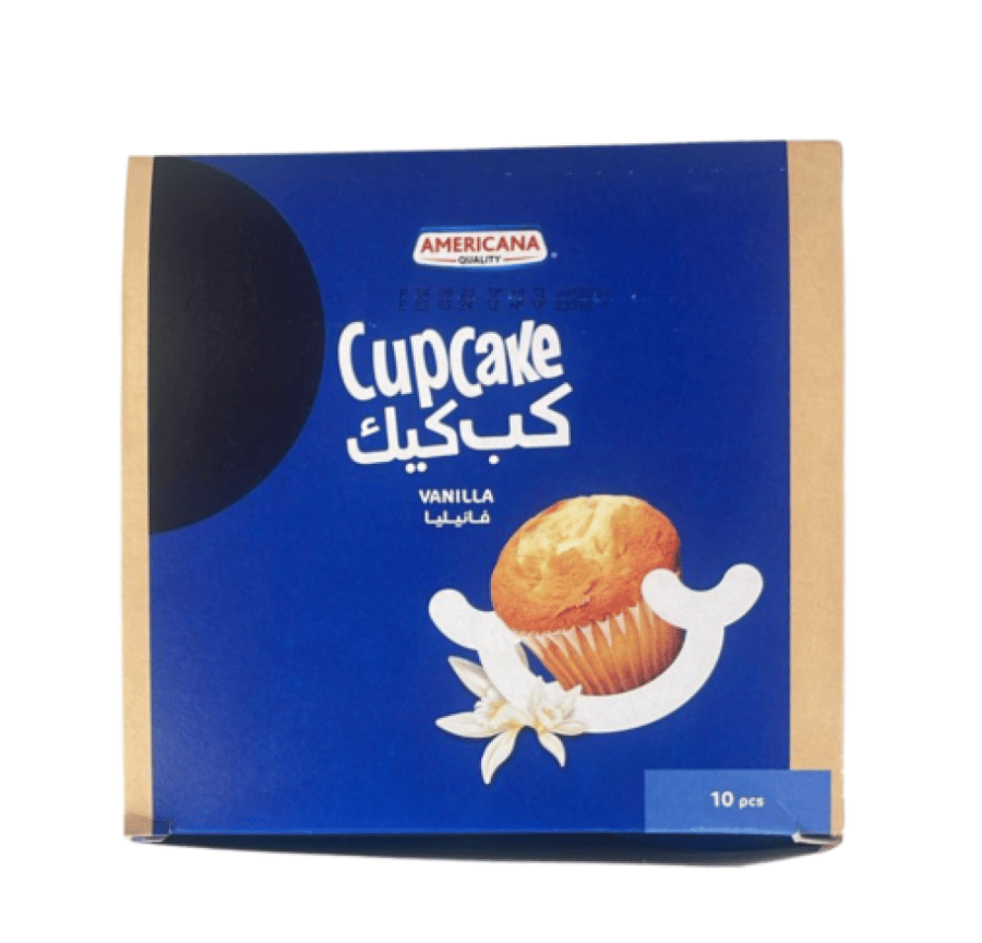 امريكانا كب كيك25 جرام كرتون 10