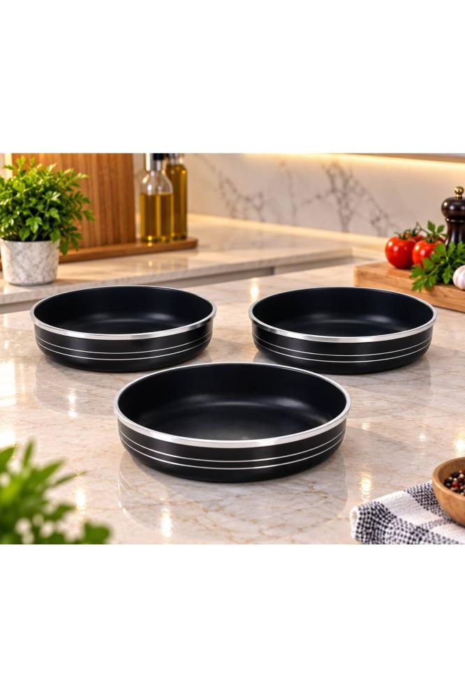 طقم صواني فرن ٣ ح مقاس 26cm 28cm 30cm