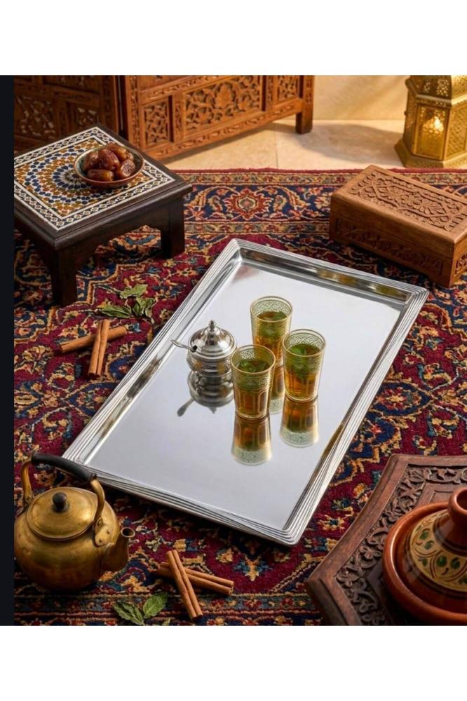 تبسي تقديم مستطيل ( ولكم درنك )