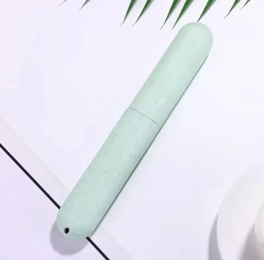 Travel toothbrush holder, designed to carry and protect the toothbrush.