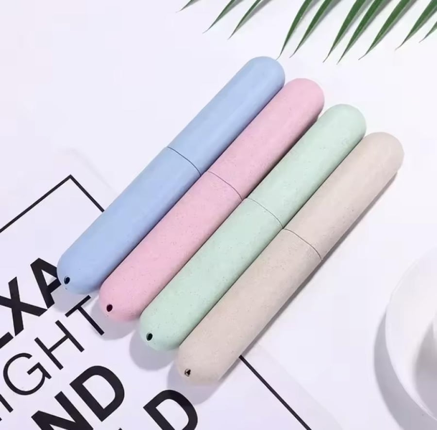 Travel toothbrush holder, designed to carry and protect the toothbrush.