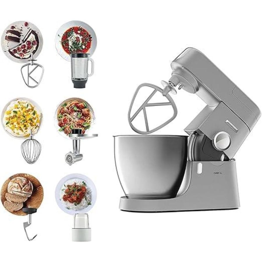 كينوود عجانة تيتانيوم Chef Baker XL - سعة 7 ليتر - 1800واط - فضي - OWKVL85.344SI
