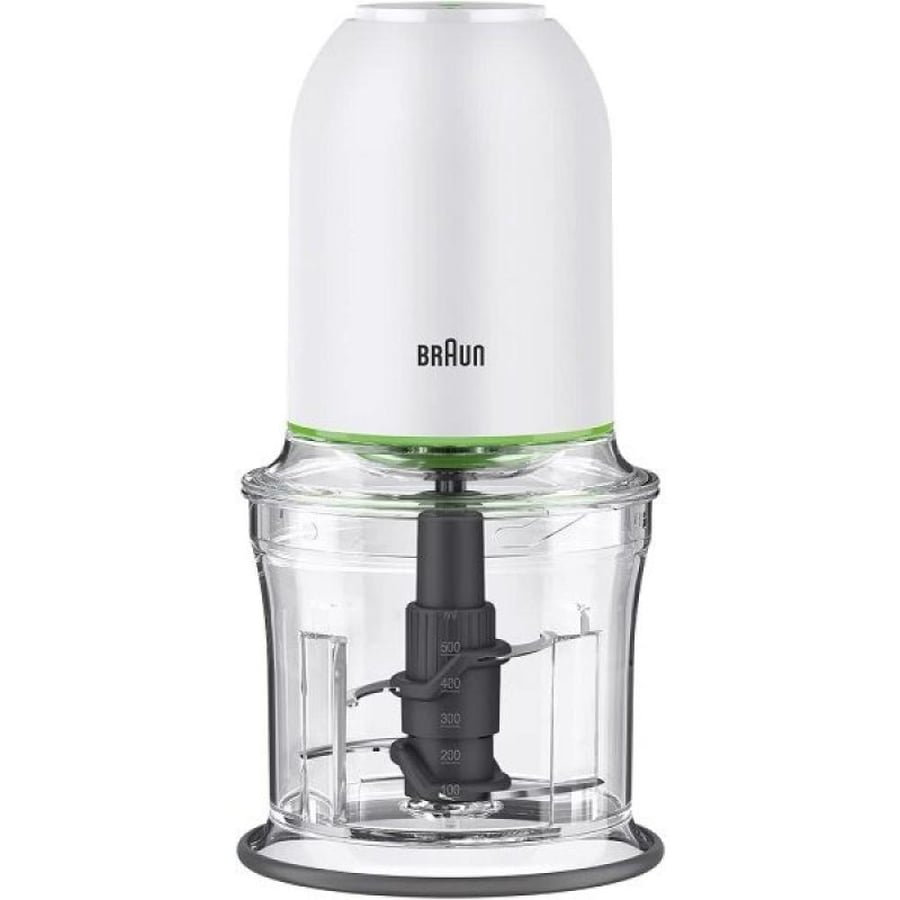 Brown vegetable chopper - 500 ml - 400 watts - white - BRCH3011WH