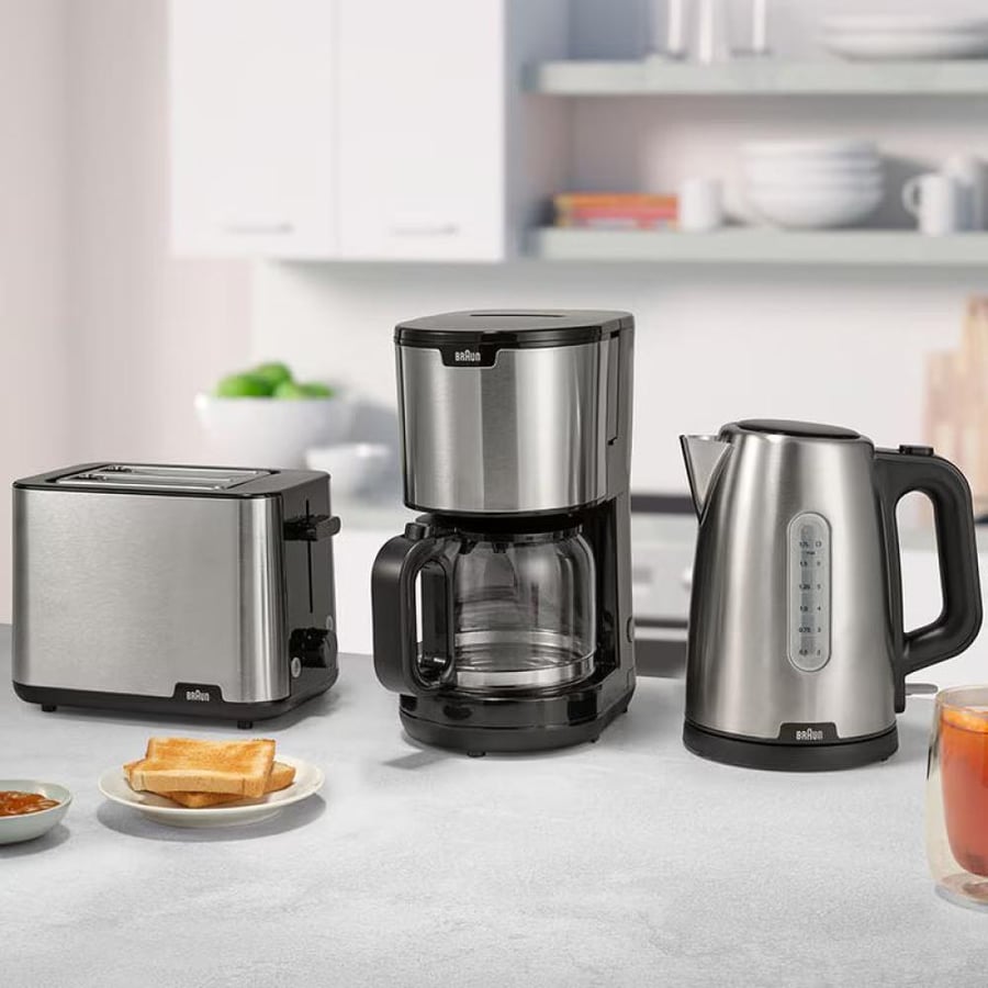 براون PurShine غلاية كهربائية - 2200 واط - 1.7 ليتر - أسود - WK1500BK