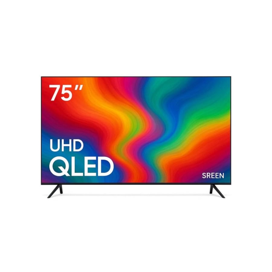 سرين شاشة سمارت - 75 بوصة - دقة 4K - نظام تشغيل WebOs نوع QLED موديل SRET-75S4KWQ3