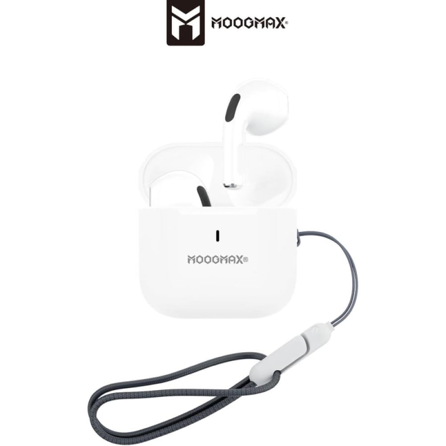 موج ماكس سماعات أذن بلوتوث EARBUDS لاسلكية - أبيض - MX-EP52