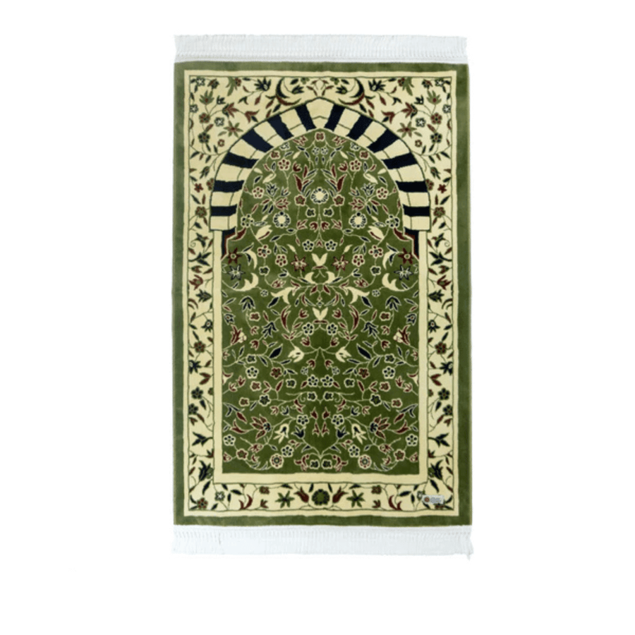 سجادة الروضة المباركة - أخضر فاتح - متجر ميلا ستار الالكتروني