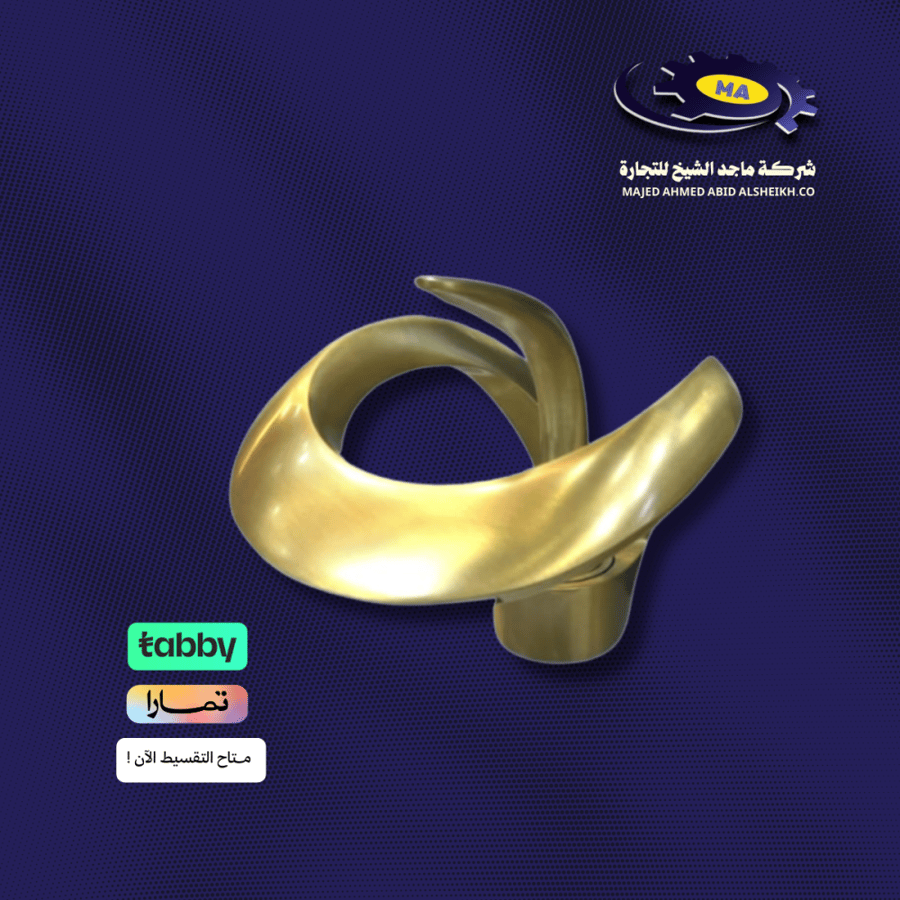 خلاط مغسلة ذهبي  شلال
