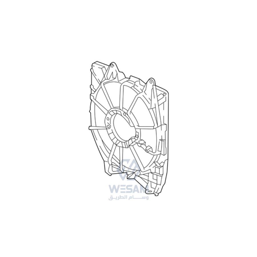 Radiator fan Shroud Honda accord 2018-2020 Genuine