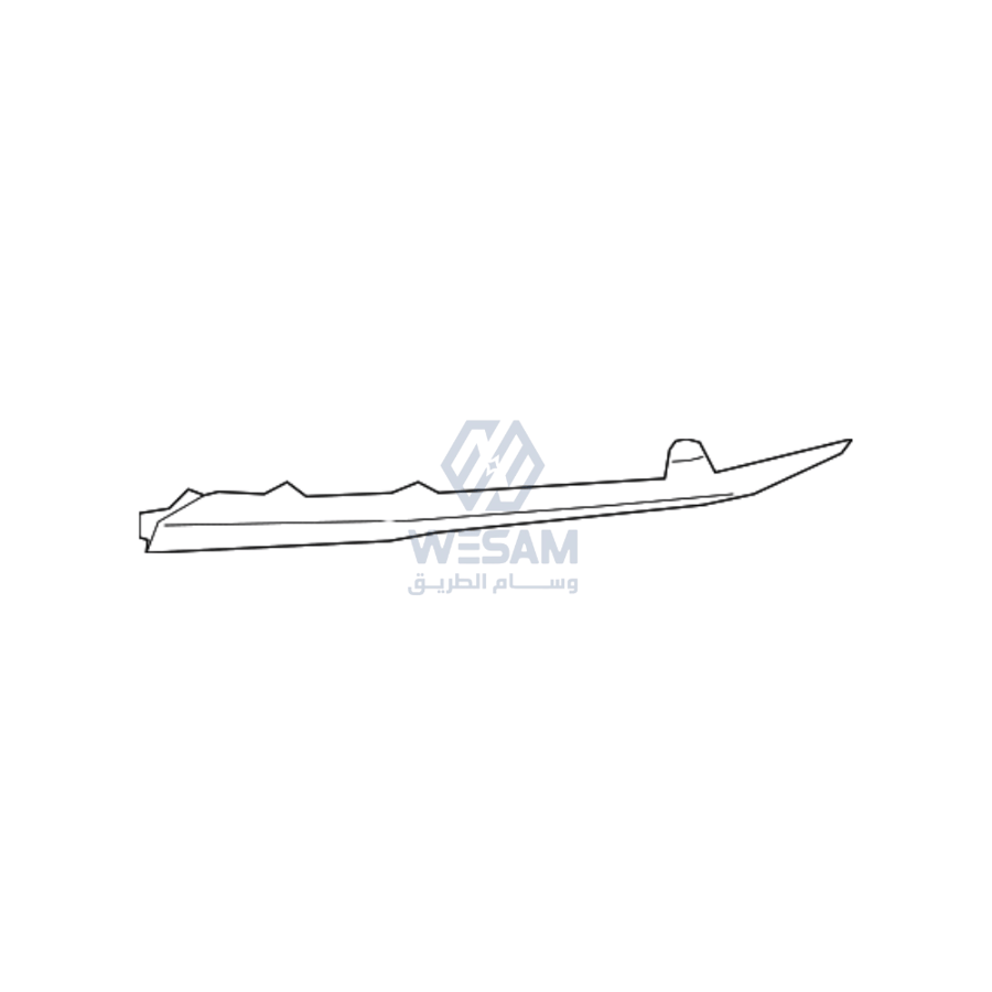 Right Front Grille Molding Honda Accord 2021-2023 Genuine