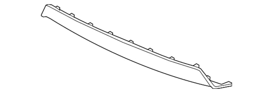 Rear bumper trim Honda Civic 2016–2020 China
