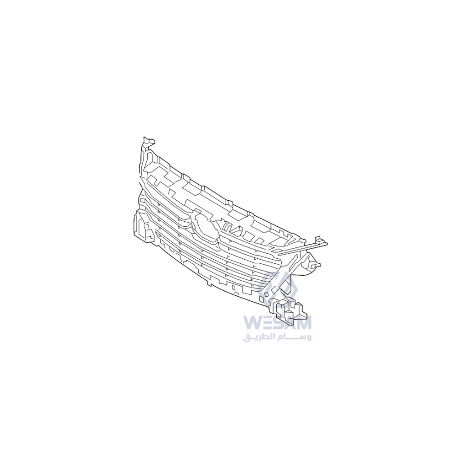 Front grille Mazda 3 2017-2019 Genuine