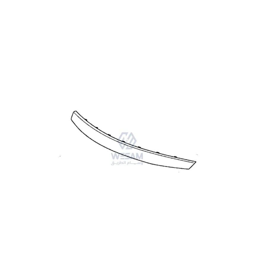 Front Upper Grille Molding Honda Accord 2011-2012 Genuine