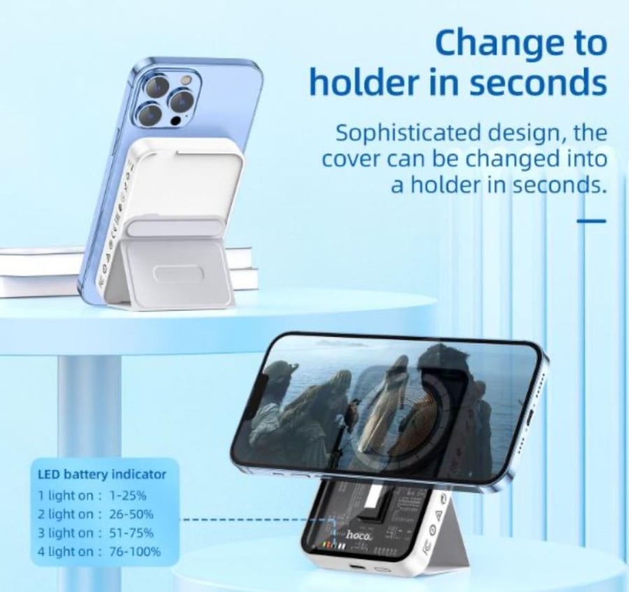 Wireless power bank from HOCO with a capacity of 5000 mAh