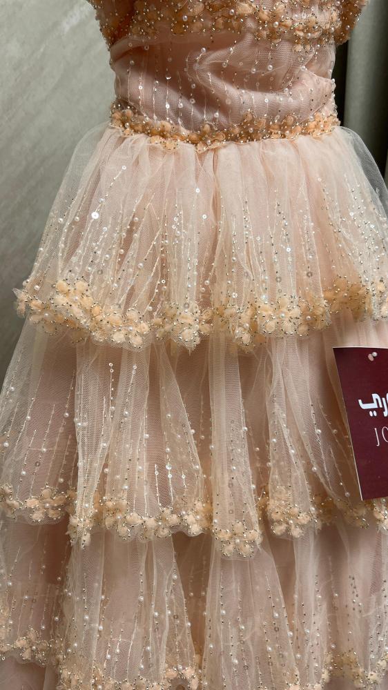 فستان سهره دنتيل وخرز