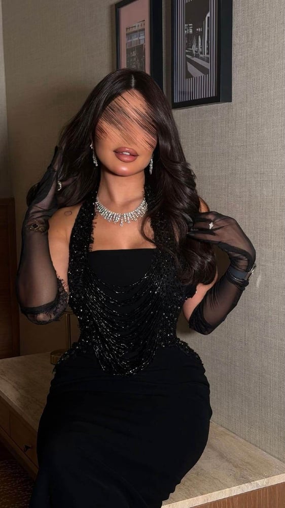 فستان سهره اسود ملكي