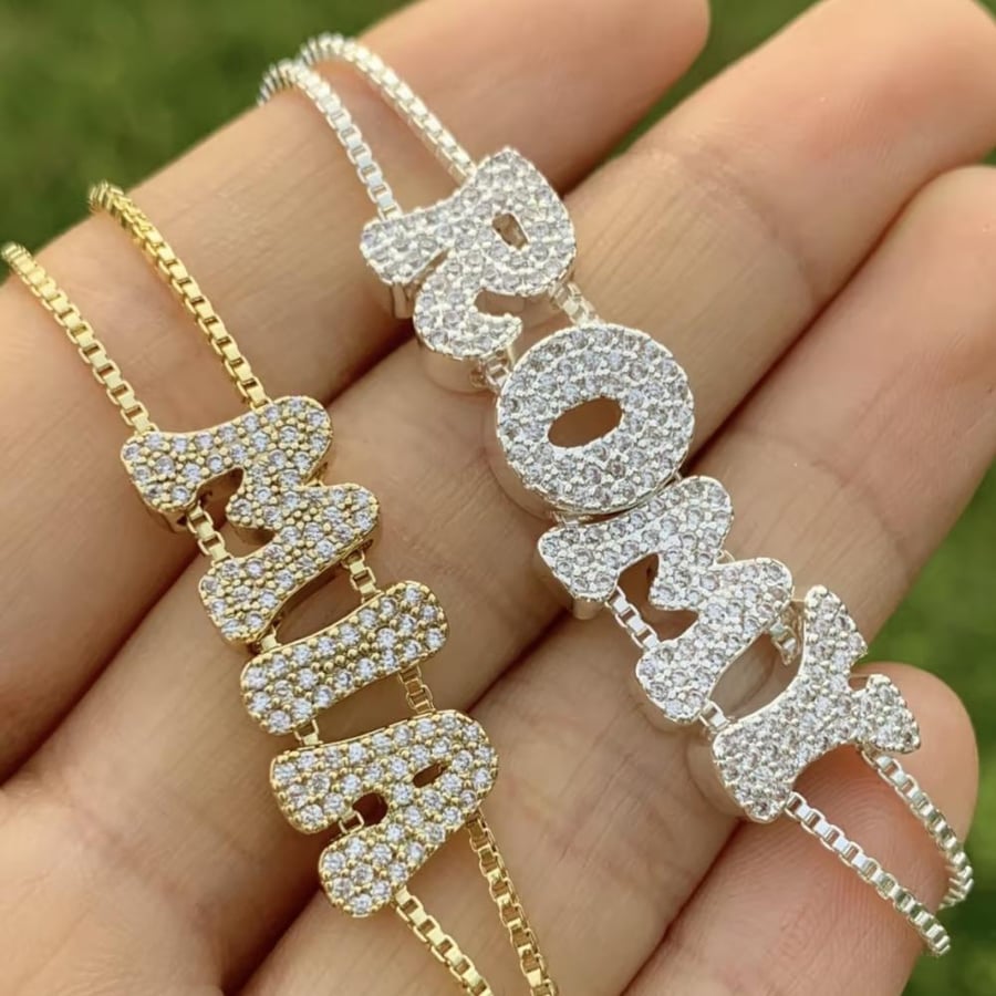 customized name bracelet