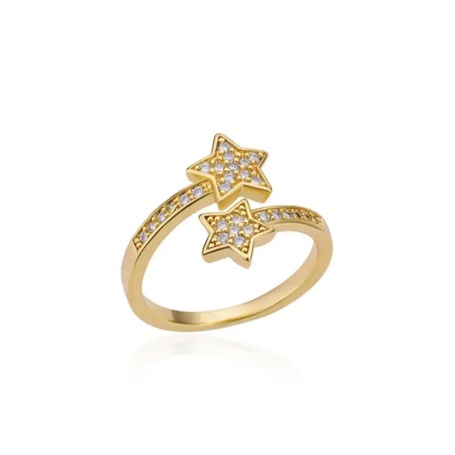 #1 Two stars ring