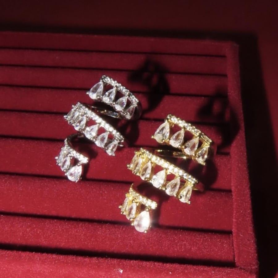 Waterfall ring