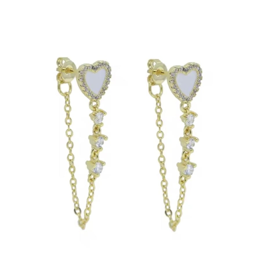 Small heart earring