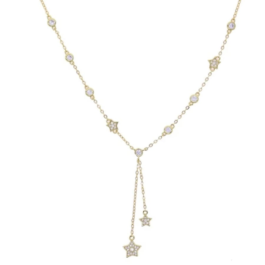 Two stars necklace