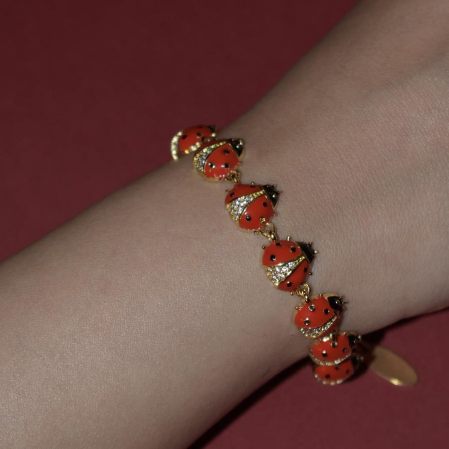 Ladybug bracelet
