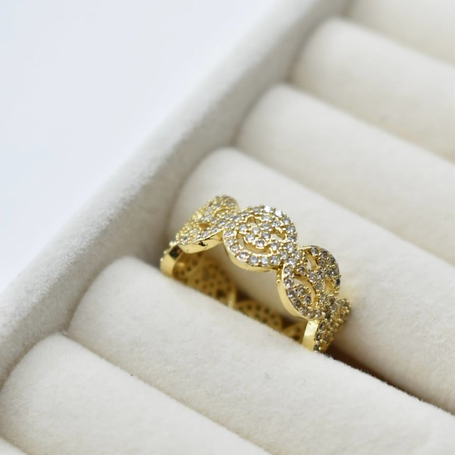 Smile faces ring