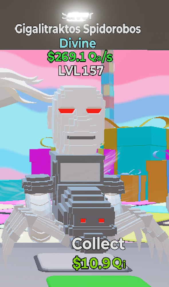 Silver Map Spider, the jump 269Qa per second
