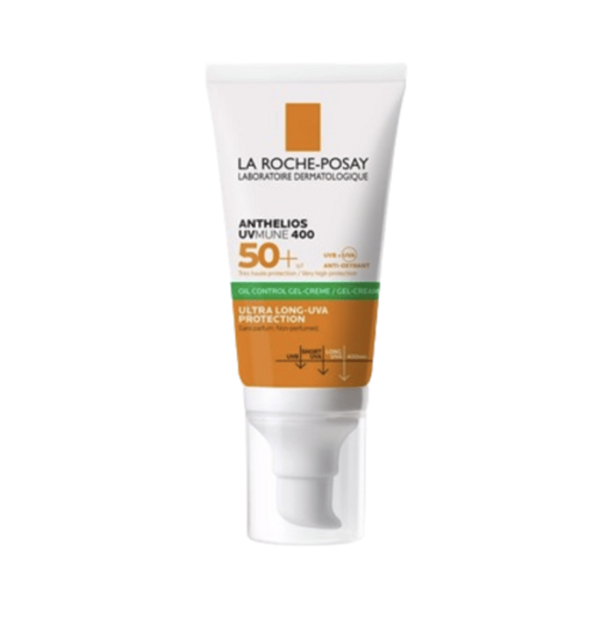 لاروش بوزيه أنثيليوس UVMune 400 جل كريم للتحكم بالدهون SPF50+ 50 مل - La Roche-Posay Anthelios Oil Control Gel-Cream