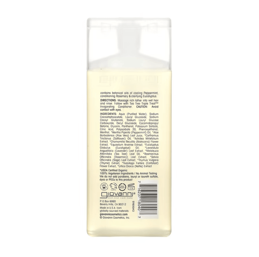 جوفاني شامبو شاي GIOVANNI TEA SHAMPOO 60 ML