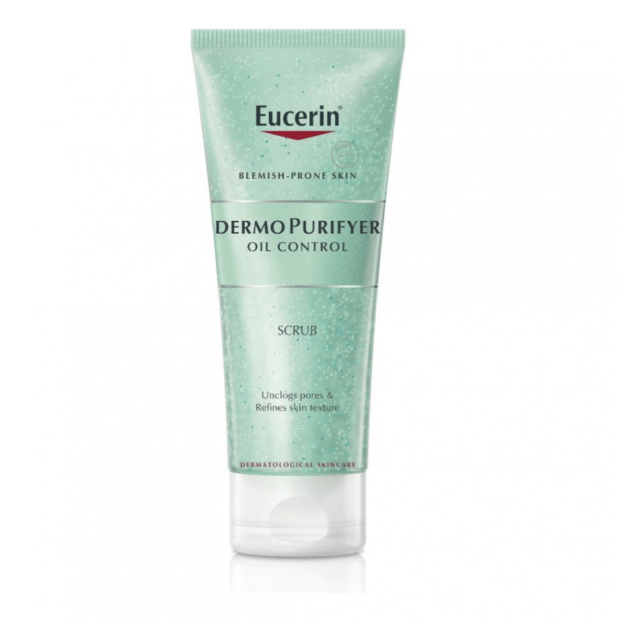 يوسرين ديرموبيوريفاير مقشر للبشرة الدهنية 100 مل - Eucerin DermoPurifyer Oil Control Scrub